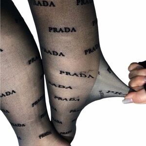 One pair New sheer black pantyhose